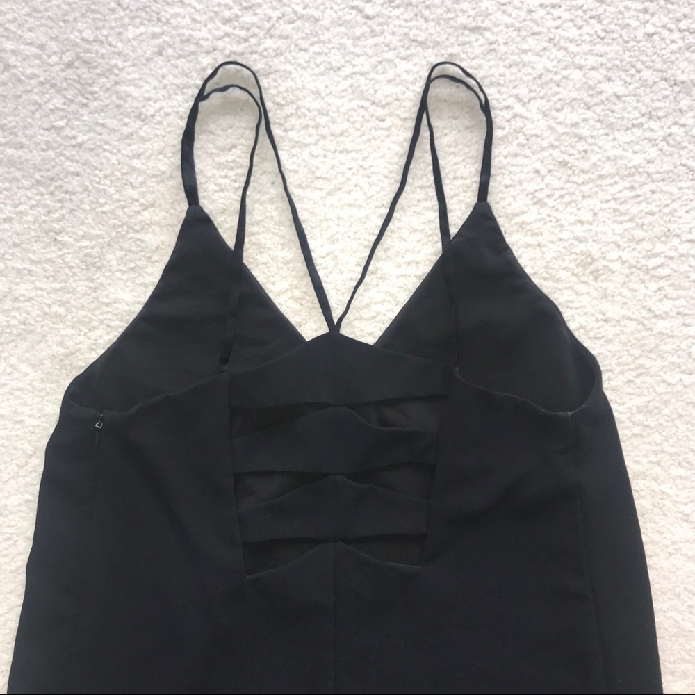 Alice + Olivia Cutout Back Dress in Black - Picture 9 of 11